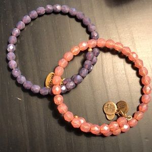 Alex and Ani - Bundle of 2 wrap beaded bracelets